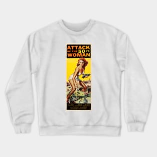 Attack of the 50 Foot Woman (1958) Wall Art Retro Movie Crewneck Sweatshirt